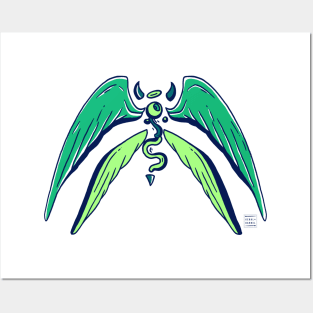 Ngreen Angel Eye Posters and Art